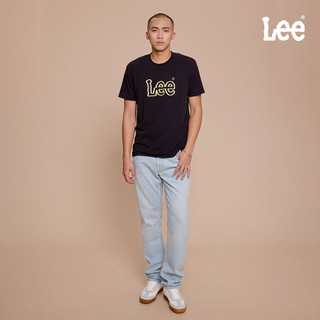 Lee 726 中腰標準直筒牛仔褲 男 淺藍 LB617076202
