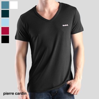 【pierre cardin 皮爾卡登】日本窩流枋莫代爾透氣排汗V領短袖-SPS936