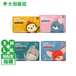 MOTHER-K 頂級超薄瞬吸紙尿布 黏貼型紙尿褲 S-XL 2包/箱購 廠商直送 大樹藥局