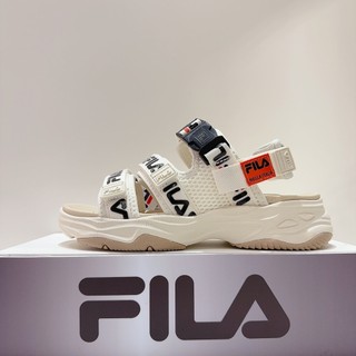 FILA CONFIDANTE 女生 米色 魔鬼氈 安全扣 休閒鞋 涼鞋 4-S324Z-100