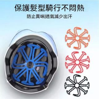 Portable Cycling Helmet Liner Pad, Breathable and Ventilated