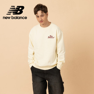 【New Balance】 NB SDS 長袖衛衣 男性 米杏色 MT61U6IQAGA