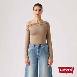 Levi's 露肩長袖Tee 女生上衣 熱賣單品 005IT-0002