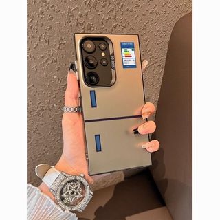 冰箱門適用三星s25手機殼galaxy s24 ultra彩銀s23+s22s21s20個性