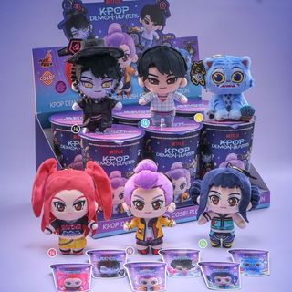 💯官方正版 K-POP:獵魔女團系列盲盒 COSBI毛絨公仔掛件 盧米 米拉 佐依 小老虎周邊玩偶