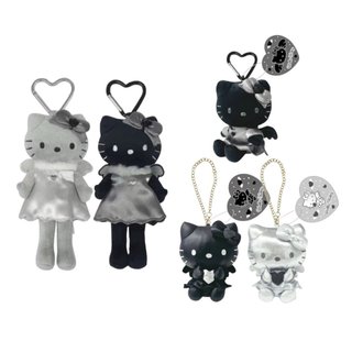 Hello Kitty 日本限定 黑灰銀 坐坐 絨毛/皮革、長腿 【SPLY】