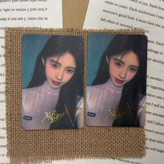 🌈 台灣出貨 特價鞠婧禕精彩ok雜誌隱藏卡 親繪卡背自拍 隱藏橘
