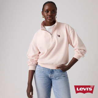 Levi's® VINTAGE復古1/4拉鍊長袖寬版大學Tee / LS美式字型刺繡 熱賣單品 005GS-0004
