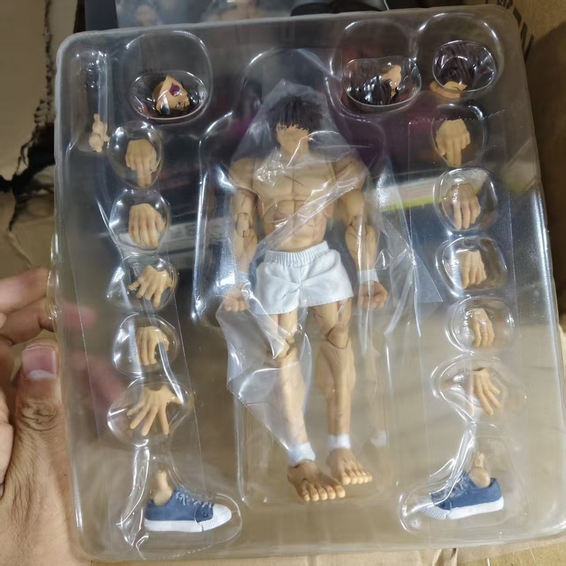 可動范馬刃牙鬼背 漫畫范馬刃牙公仔 可動人偶范馬刃牙 1/12  鬼背  范馬刃牙 可動范馬刃牙公仔模型