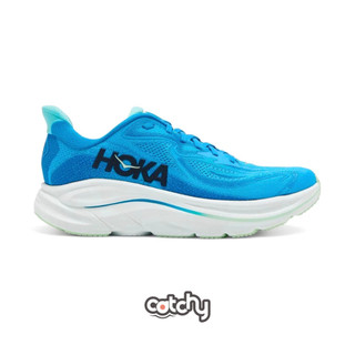 Hoka One One Clifton 10 藍白 緹花針織 耐磨抓地 緩震輕量 厚底 男女 1162030HSK