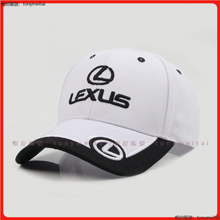 新款Lexus凌志 寶馬 英菲尼迪車標logo刺繡棒球帽 休閒帽 帽子男女全棉棒球帽 刺繡帽 鴨舌帽 機車帽子 賽車帽子