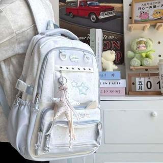 🎒星星痛包後背包 女生大容量雙肩包 國高中生書包 痛包透明展示包 ins韓版學生後背包 減壓肩帶背包 女生書包