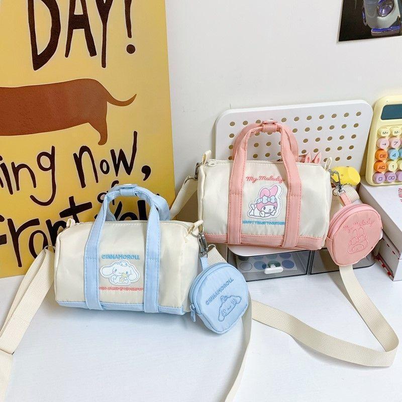 🎀台灣出貨🎀 大耳狗周邊 大耳狗包包 三麗鷗 玉桂狗 三麗鷗迷你斜挎包 可愛玉桂狗美樂蒂庫洛米波士頓手提包