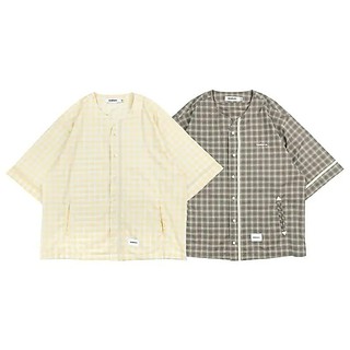 IDEALISM Check Baseball Shirt
