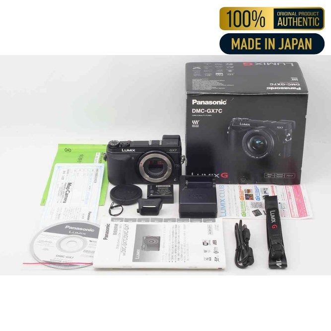 Panasonic Lumix GX7 無反光鏡相機，黑色機身，DMC-GX7-K [二手]