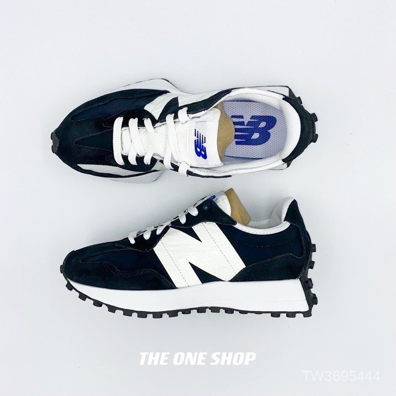 紐巴倫 100% 正品 New Balance NB 327 MS327FR1 黑色白色大 N 復古間慢跑鞋運動鞋