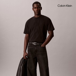 【Calvin Klein】 CK Calvin Klein 標準 Logo T恤 黑色