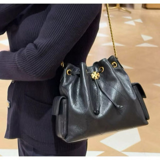 🟠圓圓代購 Tory Burch Charlie菱格紋水桶包