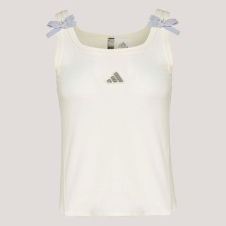 Adidas 愛迪達 Dce Tank KS0043 女 背心 運動背心 無袖 彈性 白