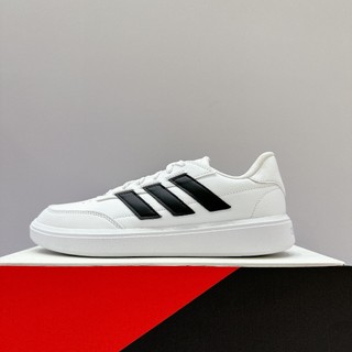 ADIDAS COURTBLOCK 中性款 男女款 情侶鞋 休閒鞋 板鞋 小白鞋 皮質 黑白 IF4033