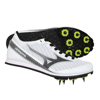 MIZUNO X FIRST 3 女田徑釘鞋(中長距離 訓練 美津濃「U1GA258003」 白黑銀