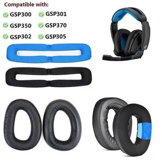 台灣發貨🚀 適用 Sennheiser GSP300耳罩 301 302 305 350 370耳機套 頭梁 皮總耳墊