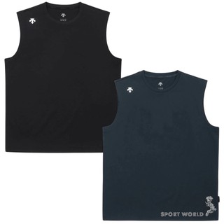 Descente 迪桑特 無袖背心 男裝 排汗 防曬 SR221UST41-BLK0/SR221UST41-DNVY
