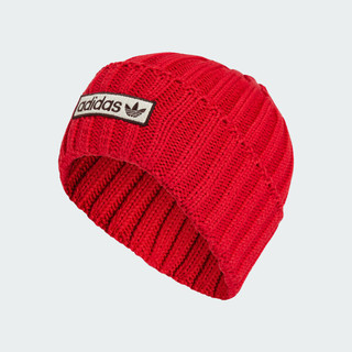 Adidas Beanie IY4620 毛帽 經典 休閒 三葉草 LOGO 舒適 保暖 紅