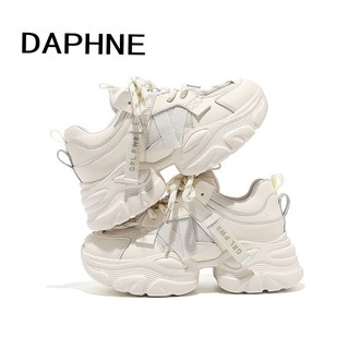 免運 女鞋 老爹鞋 DAPHNE達芙妮2024春季爆款時尚厚底增高舒適運動ins休閒老爹鞋女