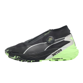 Puma 越野跑鞋 Voyage Nitro 3 Disc W 女鞋 黑 旋鈕 拉鍊 戶外 309794-01 ACS