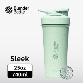 Blender Bottle Sleek按壓式不鏽鋼水壺/ 特別款/ 石紋翡翠/ 25oz/ 740ml eslite誠品