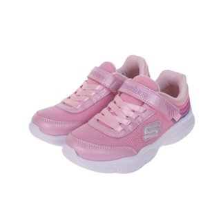 【魔法童鞋】SKECHERS 運動鞋 Flex Blast 中童 童鞋 桃粉色 經典 魔鬼氈 基本款 303502LPK