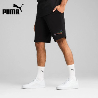 【PUMA】 基本系列Love United 10吋短褲 男性 68470101 歐規｜官方直營