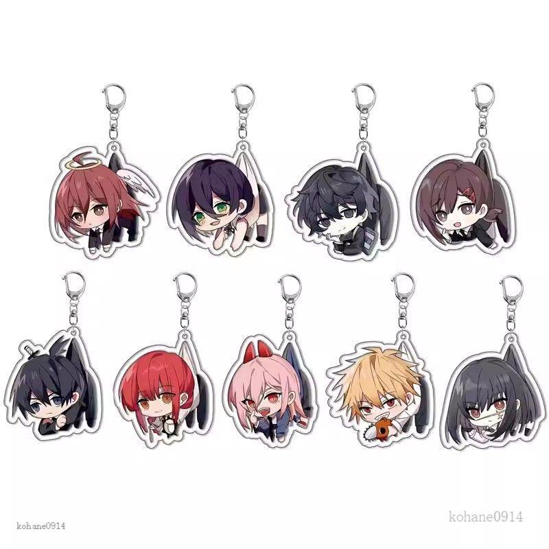 鏈鋸人 電鋸人 吊飾 鑰匙圈 包包掛飾 電鋸人周邊掛件亞克力鑰匙扣電次瑪奇瑪早川秋帕瓦二次元動漫
