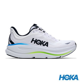 Hoka Bondi 9 Wide 1162013-FLCK 男 慢跑鞋 寬楦 支撐 緩震 競速 霜白 黑