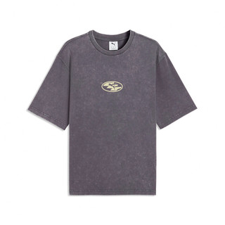 Puma 上衣 SPC Boxy Washed 紫 水洗 仿舊 短袖 寬鬆 落肩 639419-35 [ACS]