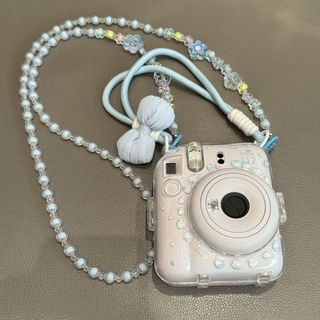 現⚡貨🔥免運mini12手機instax掛繩通用立得硬殼相機保護殼子鏈條