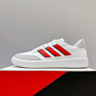 ADIDAS COURTBLOCK 男款 休閒鞋 板鞋 舒適 穿搭 紅白 IH4713