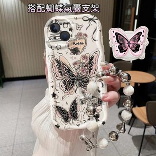 玫瑰花藝術蝴蝶 防摔 iPhone 13 12 PRO 11 XR XS max 7 8 6s plus se2 手機殼