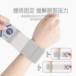 SERUNA(日本)扭傷腱鞘護腕手腕關節勞損護套男女薄款羽毛球運動 高品質專業護腕帶 彈力