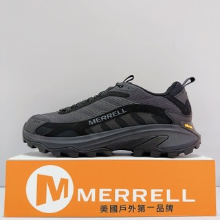 MERRELL MOAB SPEED 2 GTX 男生 黑色 防水 寬楦 黃金大底 登山 越野鞋 ML037513W