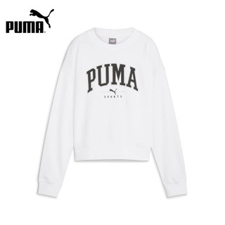 【PUMA】 基本系列Squad圓領衫(F) 女性 68249302 歐規｜官方直營
