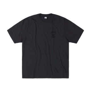 Stussy Stock Link Tee 經典 短袖上衣 黑色 1905118-FK