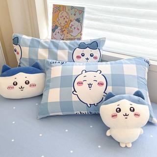 熱銷推薦👍Chiikawa吉伊卡哇周邊 吉伊卡哇卡通枕 套 chiikawa女生枕 頭套 絨布學生長方形單隻兒童抱枕