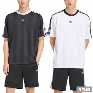 ADIDAS 男 JACQUARD JERSEY 短袖上衣 - KD5829 KD5830