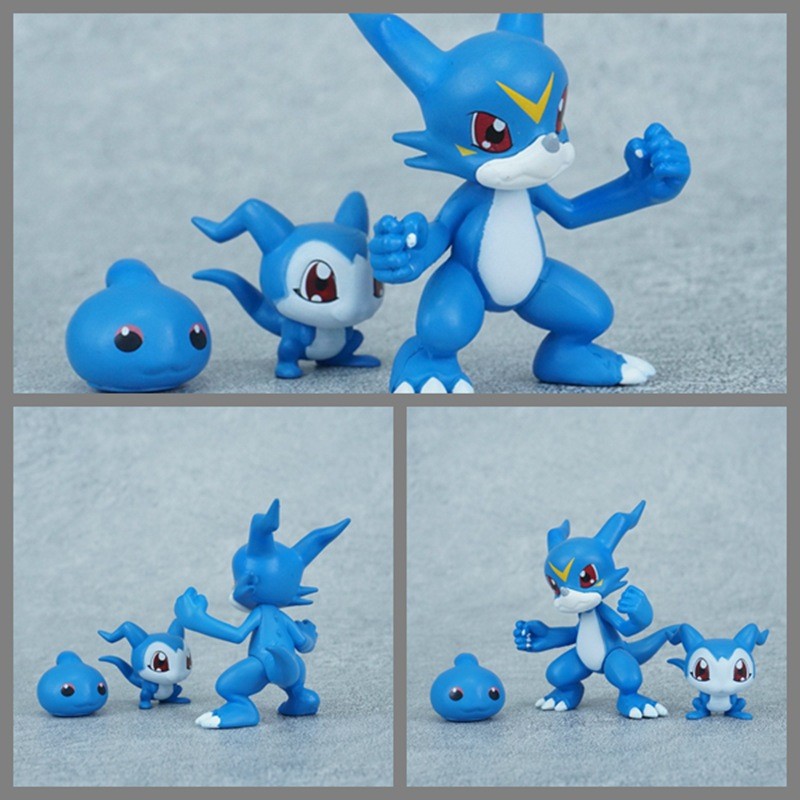 清倉【數碼寶貝】 V仔獸 數碼獸 戰鬥 種族 Q版 6CM