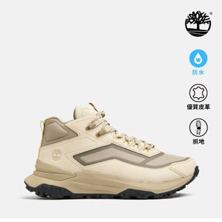 Timberland 男款淺米色Motion Access防水中筒健走鞋|A6DX6EN8