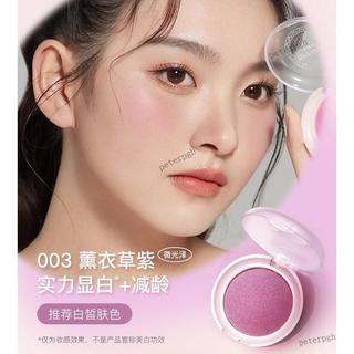 限時下殺✨免運✅ Spenny/詩佩妮腮紅紫自然潤色啞光裸妝 持久遮瑕修容胭脂彩妝 花樣潤色橘色紫色啞光腮紅 日常淡妝隔