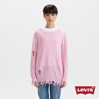 Levi's 女款 長袖T恤 ROCK&ROLL系列 抓破設計 長T 熱賣單品 002YX-0001