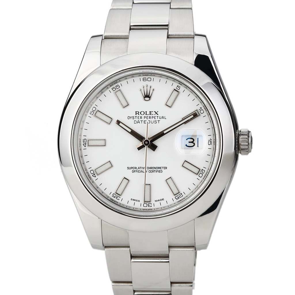 勞力士日誌型自動機械日期鋼男式手錶116300 Rolex